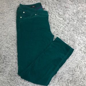 Ana Premium Skinny Teal Corduroy Pants